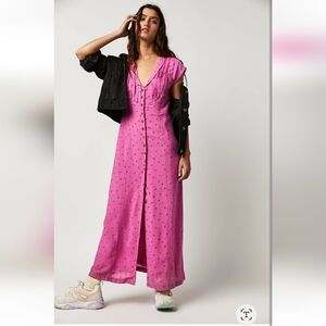 Free People Rosemary Midi Dress Xl